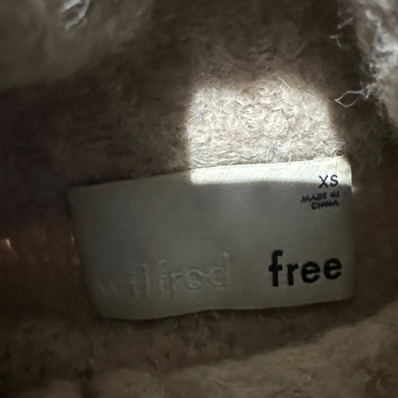 Wilfred free (Aritzia) Tan Cowl Neck Sweater - Picture 2 of 2